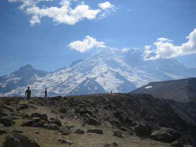 Mt. Rainier from top of Burroughs Mt. Trail